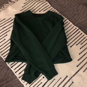 size small missguided cropped crew neck